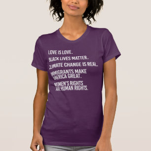 LIEBE IST LIEBE UND SCHWARZES LEBEN T-Shirt