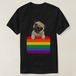 Liebe ist Liebe Welpen Regenbogen T-Shirt