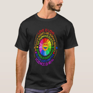 Liebe ist Liebe Wissenschaft ist wahre Freundlichk T-Shirt
