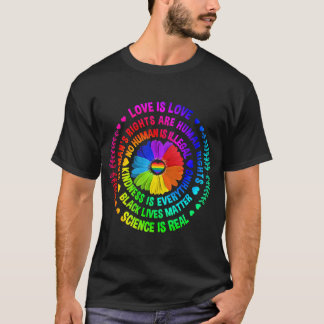 Liebe ist Liebe Wissenschaft ist wahre Freundlichk T-Shirt