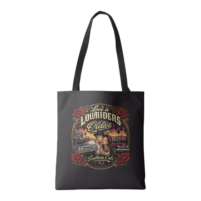 Liebe ist Lowriders und Oldies (Love is Lowriders and Oldies Tote Bag)