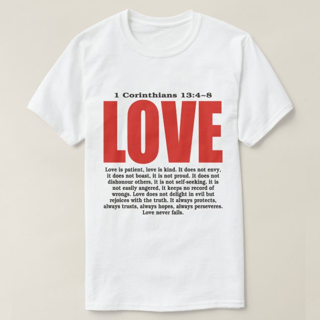 LIEBE IST NETT T-Shirt (Design vorne)