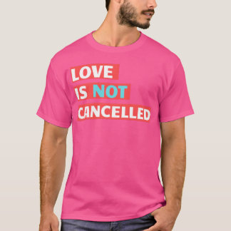 Liebe ist nicht abgesagt Rot vintage T-Shirt