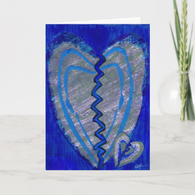 Liebe ist (nicht). Geschenk-Karte Feiertagskarte (Vorderseite)