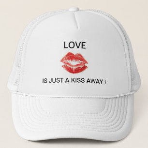 LIEBE IST NUR EIN KISS ENTFERNT ! TRUCKERKAPPE