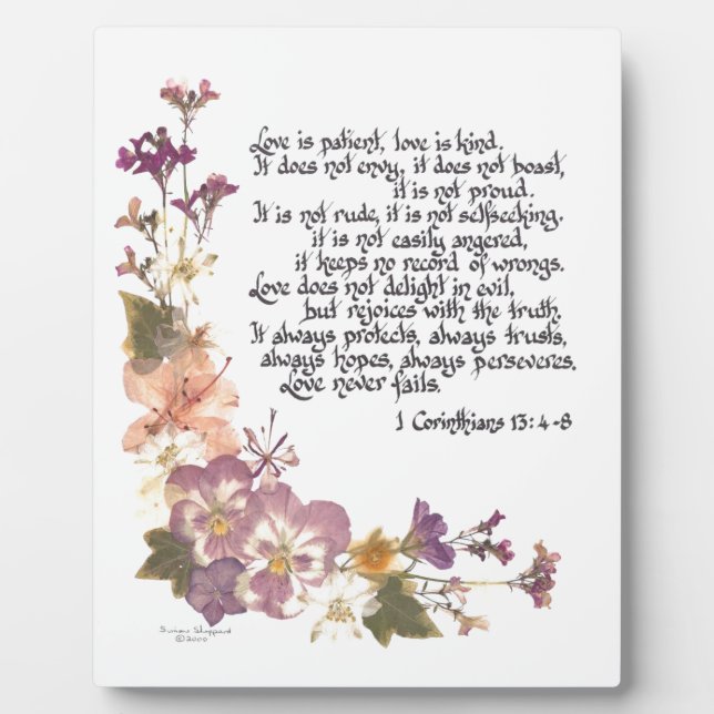 Liebe ist Patient Fotoplatte (Vorderseite)