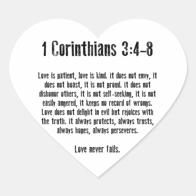 Liebe ist Patient Herz-Aufkleber (Vorderseite)