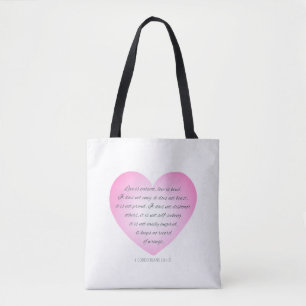 Liebe ist Patientenquote Valentine   Tasche