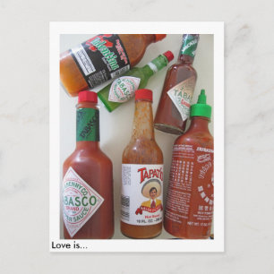 Liebe ist… postkarte