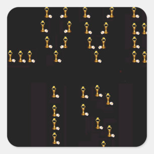 Liebe ist quadratischer aufkleber