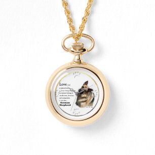 Liebe ist Schäferhund-Geschenke Armbanduhr