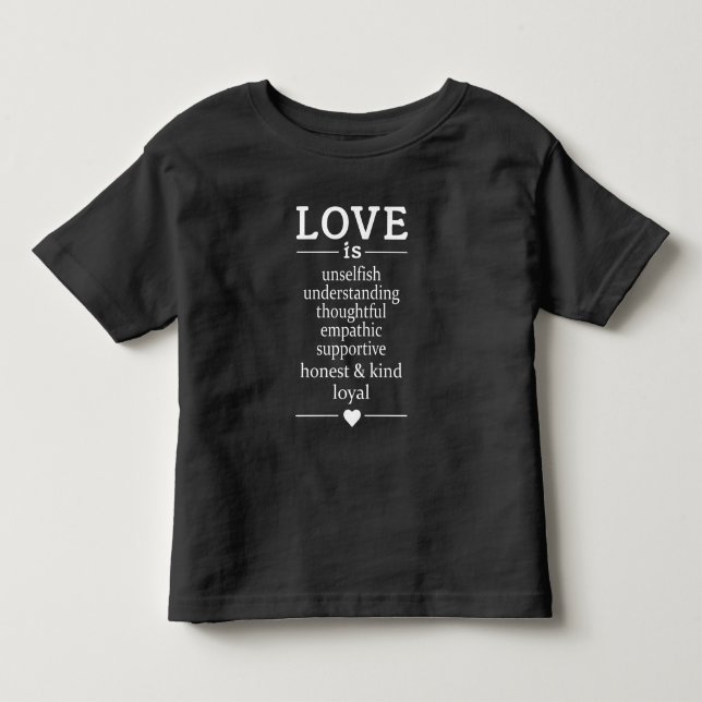 Liebe ist ...Shirts & Jacken (Vorderseite)