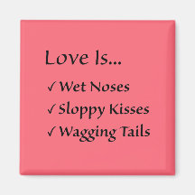 Liebe ist Square Magnet