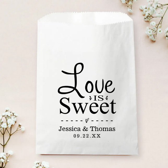 Liebe ist süß! Custom Wedding Favor Bags Geschenktütchen (Von Creator hochgeladen)