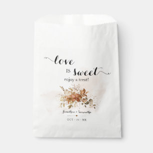 Liebe ist süß Genießen Sie eine Leckerei Fall Euka Geschenktütchen