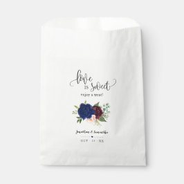 Liebe ist süß genießen Sie eine Leckerei Marine Bl Geschenktütchen