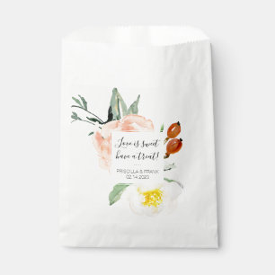 Liebe ist süß haben eine Leckerei Korallen Blume H Geschenktütchen