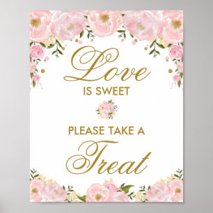 Liebe ist süß Hochzeitsgeschenk Schild Brause Gesc