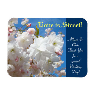 Liebe ist süß! Hochzeitsgunst Geschenke Danke Hoch Magnet