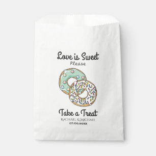 Liebe ist süß nehmen Sie eine Donut Custom Hochzei Geschenktütchen