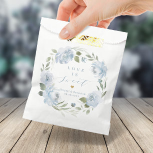 Liebe ist süß Romantische dustige Blütenhochzeit Geschenktütchen