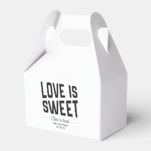 Liebe ist süße Box für Süßigkeiten Buffet Hochzeit Geschenkschachtel