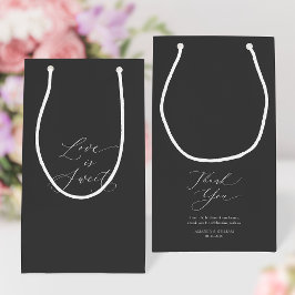 Liebe ist süße Hochzeit Kleine Geschenktüte