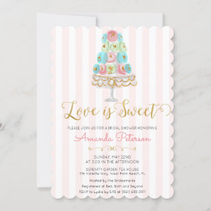 Liebe ist süße Hochzeitseinladung Einladung