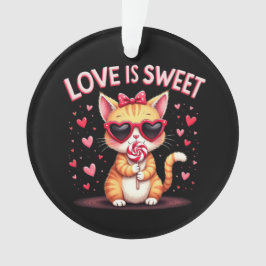 Liebe ist süße köstliche Momente gefüllt mit Choco Ornament