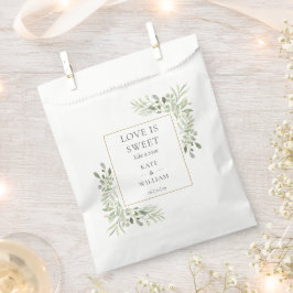 Liebe ist süße Leckerei Grüne Hochzeit Geschenktütchen