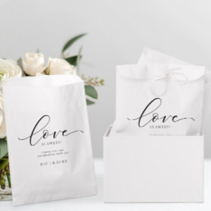 Liebe ist süße moderne elegante romantische Hochze Geschenktütchen