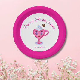 Liebe ist süße sexy Hot Chocolate Tasse Bridal Pappteller