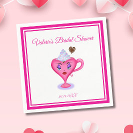 Liebe ist süße sexy Hot Chocolate Tasse Bridal Serviette