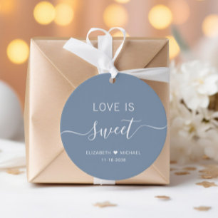 Liebe ist süße, trostlose Hochzeit Geschenkanhänger