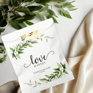 Liebe ist süße Üppigkeit Hochzeit Geschenktütchen
