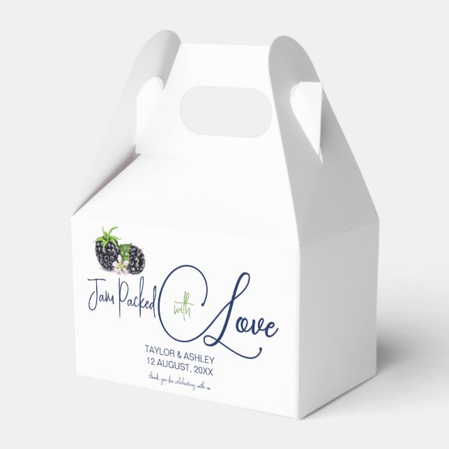 Liebe ist süßes BlackBerry-Obst | GASTGESCHENK HOC Geschenkschachtel (Vorderseite)