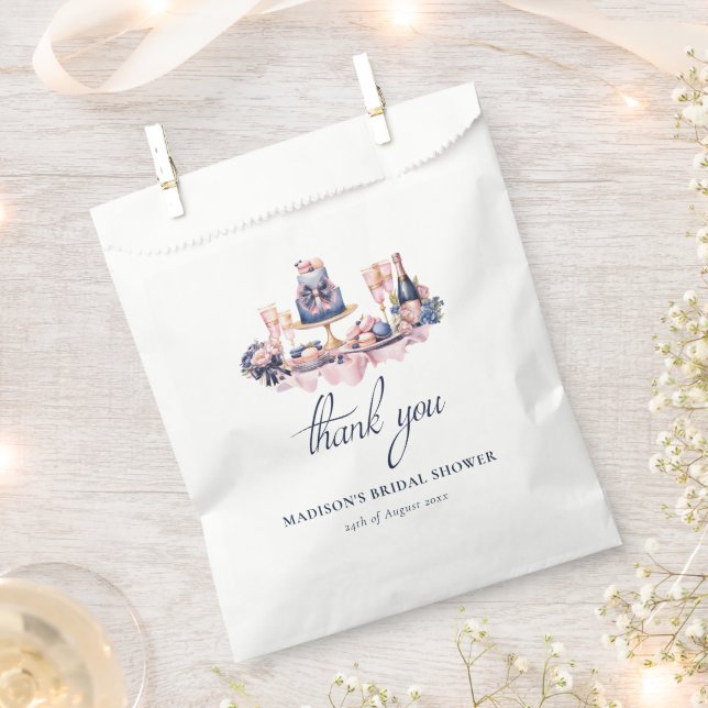 Liebe ist süßes Brautparty Danke Geschenktütchen (Ausgeschnitten)