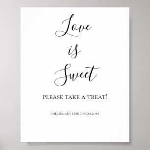Liebe ist süßes Poster