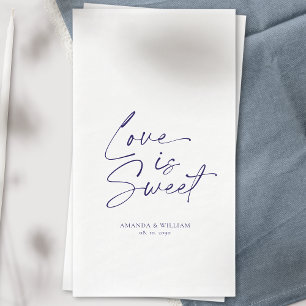 Liebe ist Sweet Guest Towel Serviette