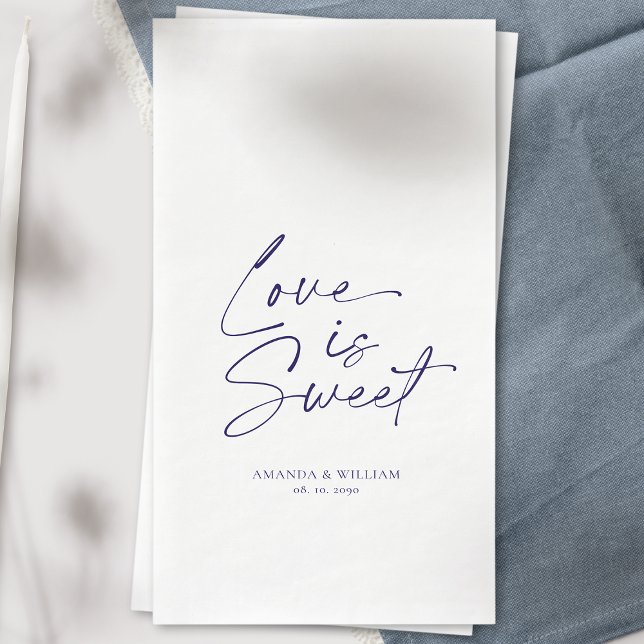 Liebe ist Sweet Guest Towel Serviette (Von Creator hochgeladen)