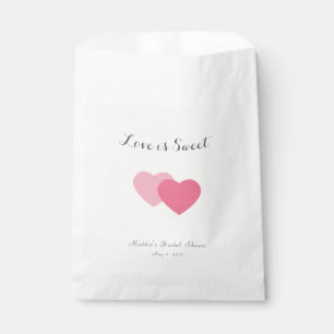 Liebe ist Sweet Hearts Brautparty Gefallen Leckere Geschenktütchen