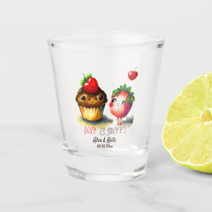 Liebe ist Sweet Shot Glas