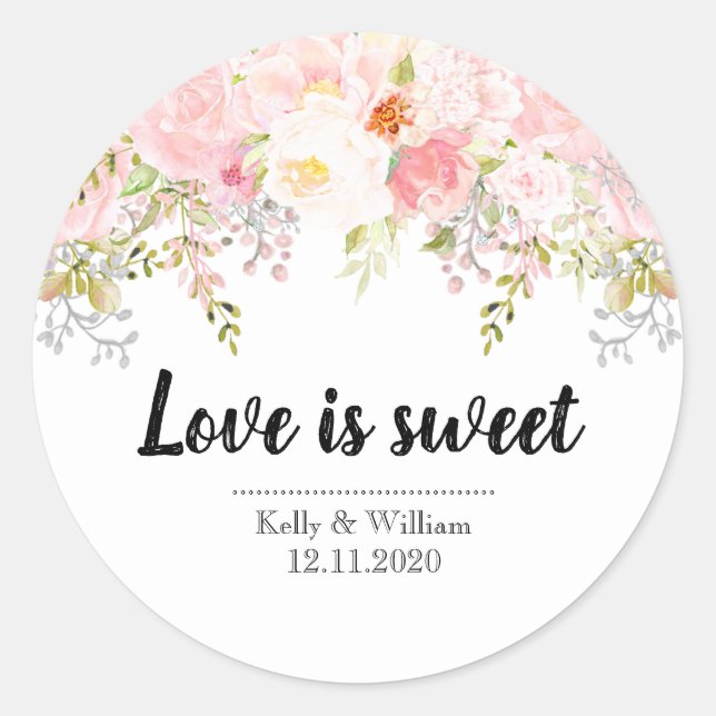 Liebe ist Sweet Stickers (Vorderseite)