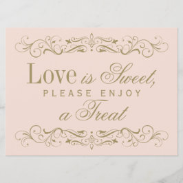 Liebe ist Sweet Vintag Blush Antique Geblüht