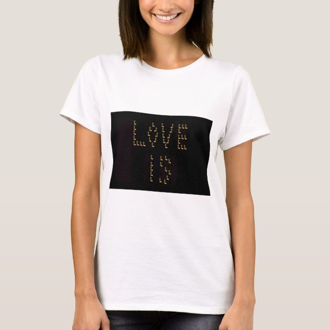 Liebe ist T-Shirt (Vorderseite)