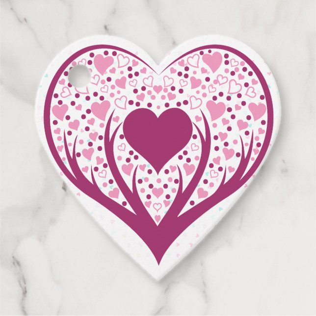 Liebe ist überall. geschenkanhänger (Vorderseite)