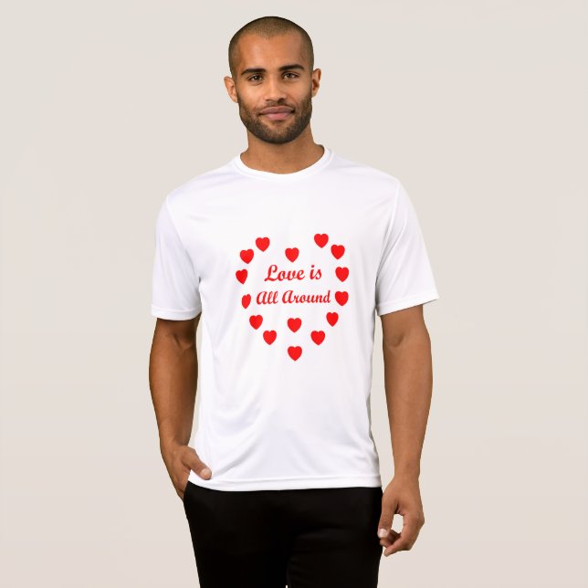 Liebe ist überall T-Shirt (Vorne ganz)