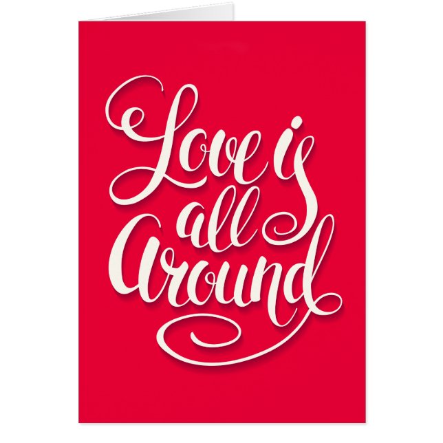 Liebe ist um die Schreibschrift pink herum (Vorne)