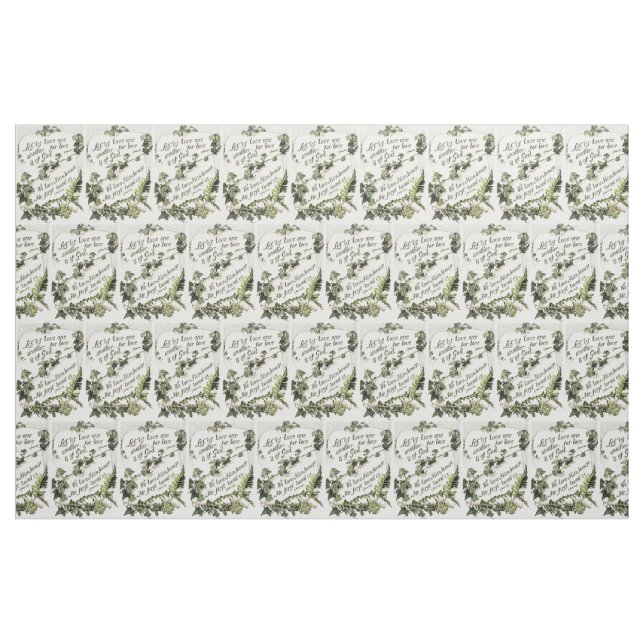 Liebe ist von Gott Stoff (Fat Quarter (45,7 x 55,9 cm))