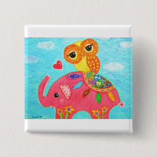 Liebe ist wie ein Elefant Button